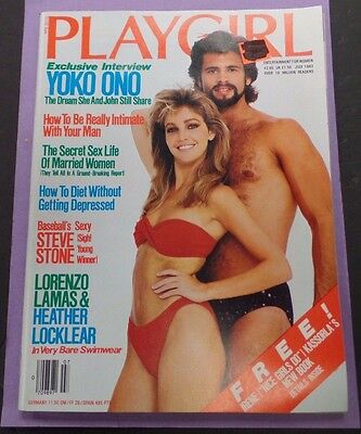 Playgirl Adult Magazine Yoko Ono July 1983 ex 120815lm-ep