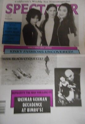 Spectator California Sex Newspaper Kinky Fashions #813 1994 082118lm-ep2