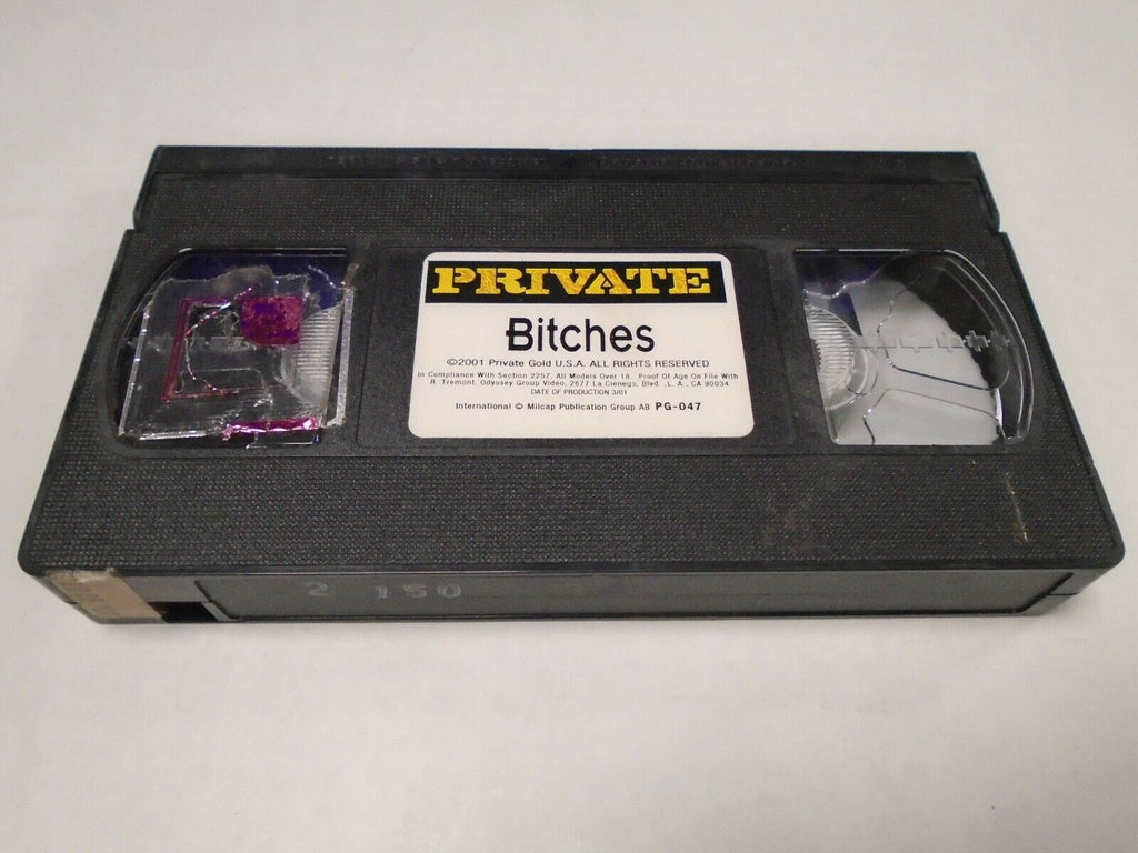 Bitches Private Video 2001 Adult VHS 041819AMP2