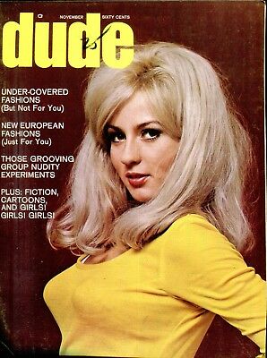 Dude Busty Magazine Gill Evans November 1968 111518lm-ep