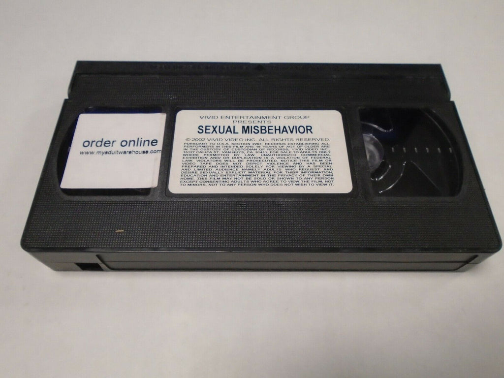 Sexual Misbehavior 2002 Vivid Video Adult VHS 042219AMP3