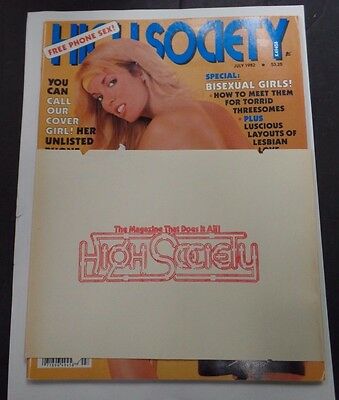 High Society Adult Magazine Jane Fonda Nude! July 1982 new 122815lm-ep