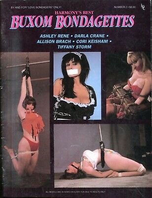 Buxom Bondagettes Magazine Ashley Rene #2 1991 051518lm-ep - Used