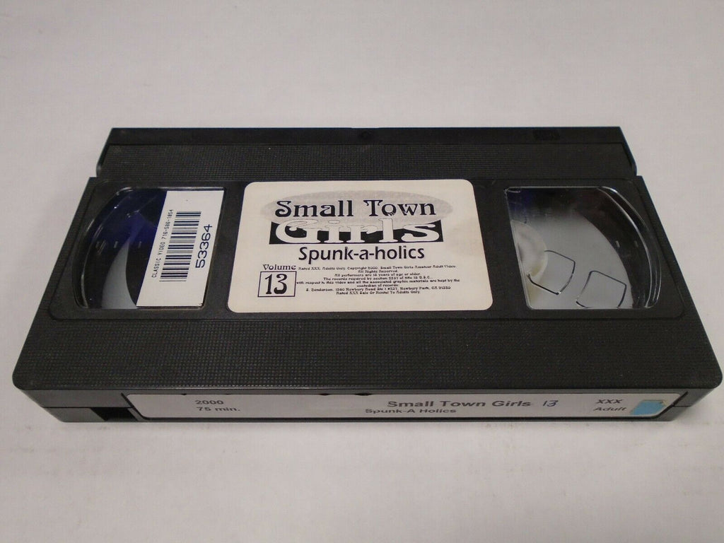 Small Town Girls Vol 13 Spunk A Holics 2000 75mins Adult VHS 021319AMP