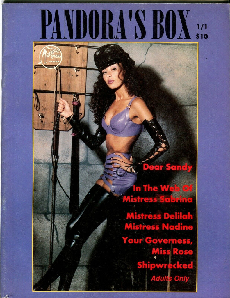 Pandora's Box Magazine Web Of Mistress Sabrina #1 1995 080519lm-ep2