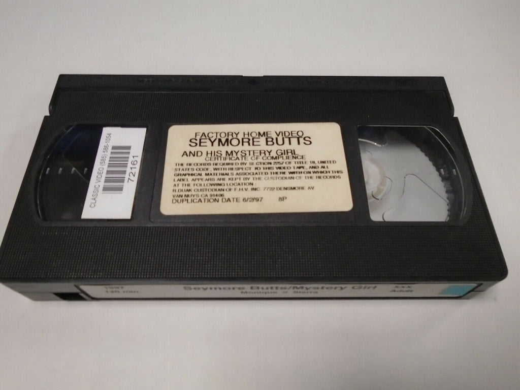 Seymore Butts and His Mystery Girl Monique Sierra 1997 120m Adult VHS 030419AMP2