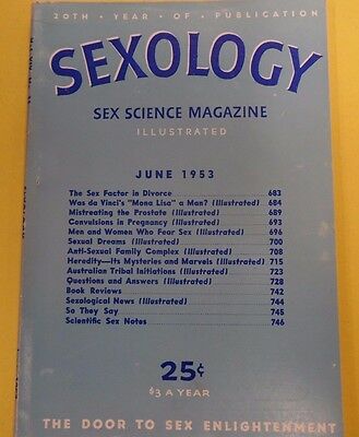 Sexology Adult Digest Sexual Dreams June 1953 Illustrated 070813lm-epa