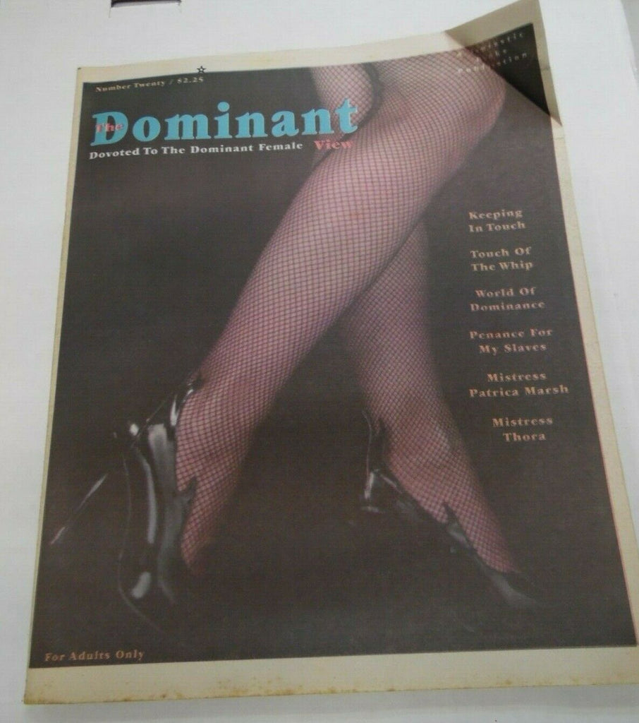 The Dominant View Newspaper Touch Of The Whip #20 1992 121219lm-ep