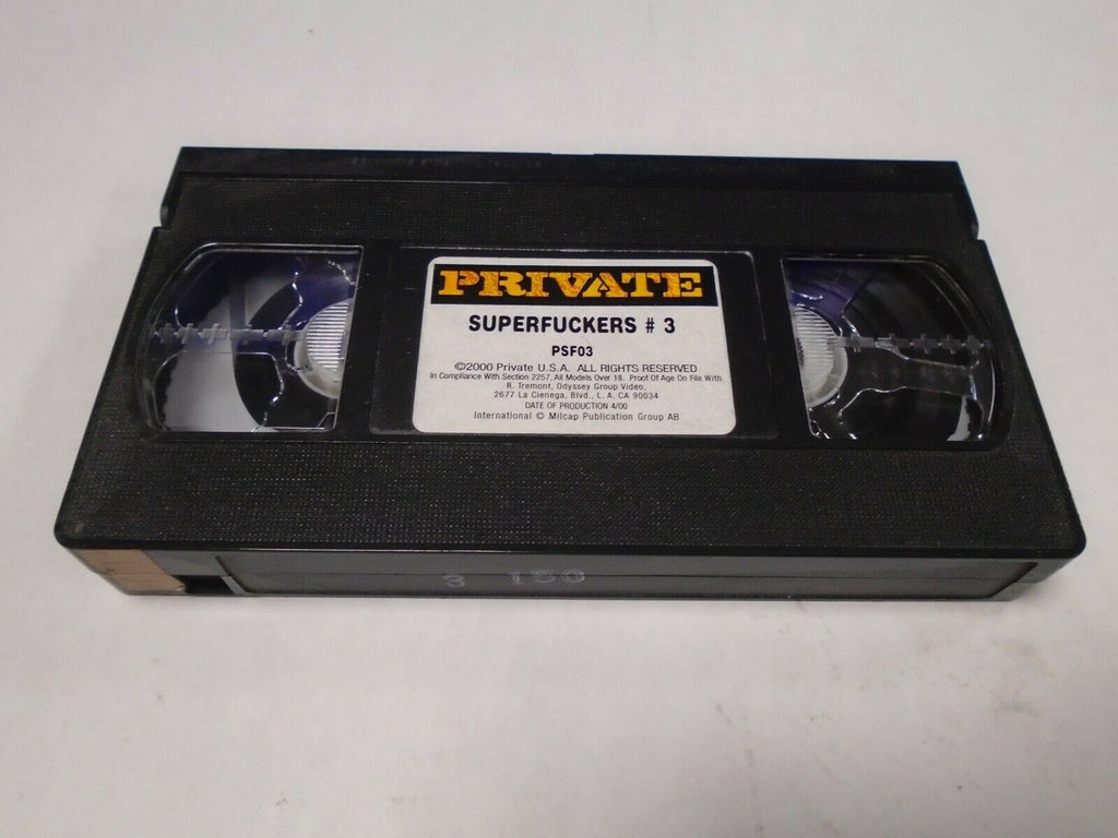 Superfuckers #3 Private USA 2000 Adult VHS 031219AMP3
