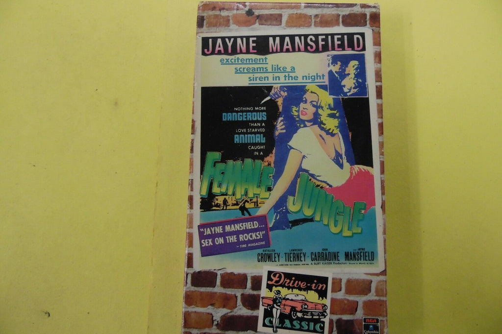 Female Jungle VHS Jayne Mansfield XXX CLEARANCE 111616lm-ep2