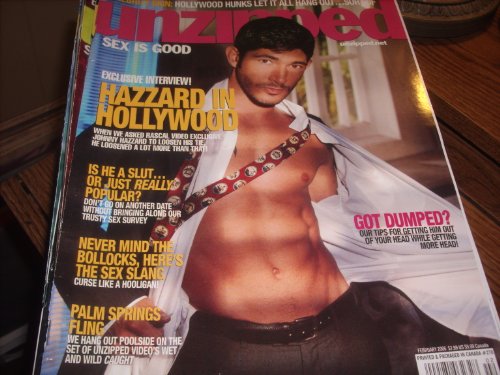 Unzipped Magazine February 2006 Hazzard in Hollywood