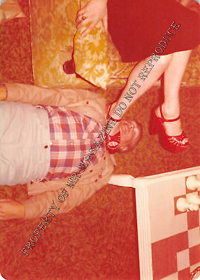 Adult 1970s Photo 3.5x5 Foot Fetish Man Stepped on High Heels Bondage 209HS