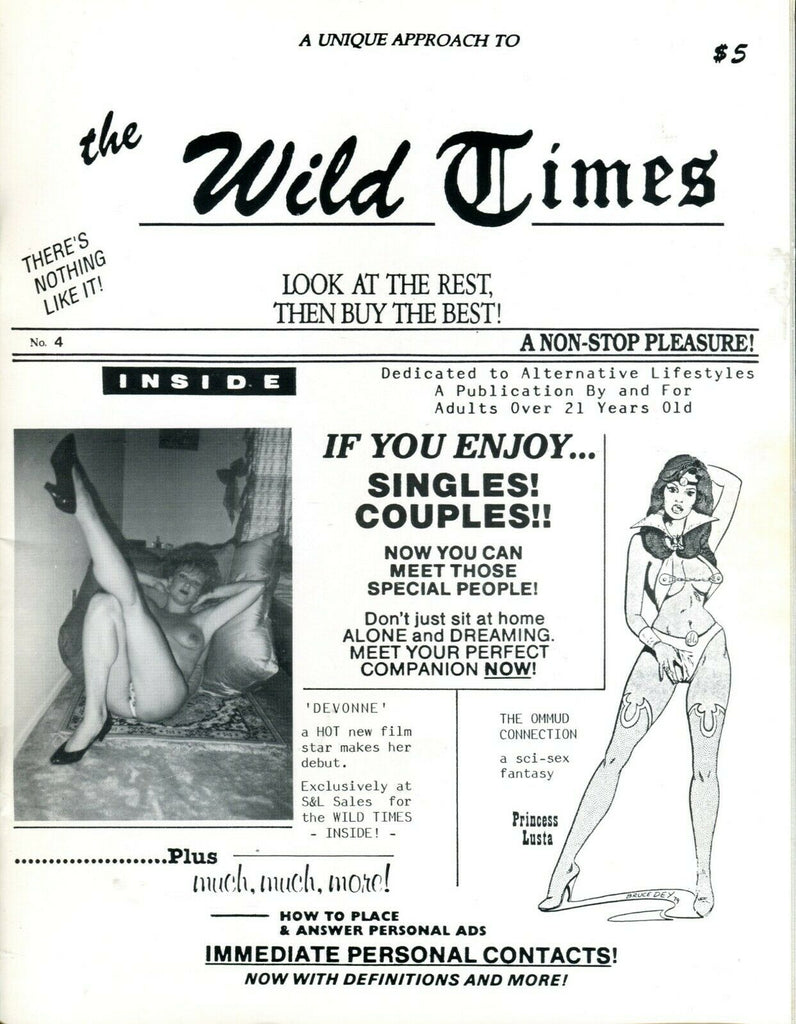 The Wild Times Dedicated To Alternative Lifestyles #4 1990 050619lm-ep