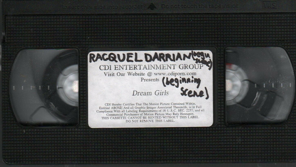 Dream Girls Racquel Darian CDI Entertainment Group Adult VHS 021720AMP2