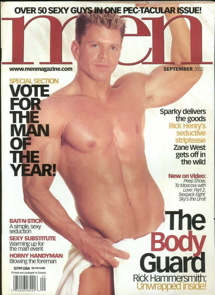 Men Gay Magazine Body Guard Rick Hammersmith September 2002 092119lm-ep