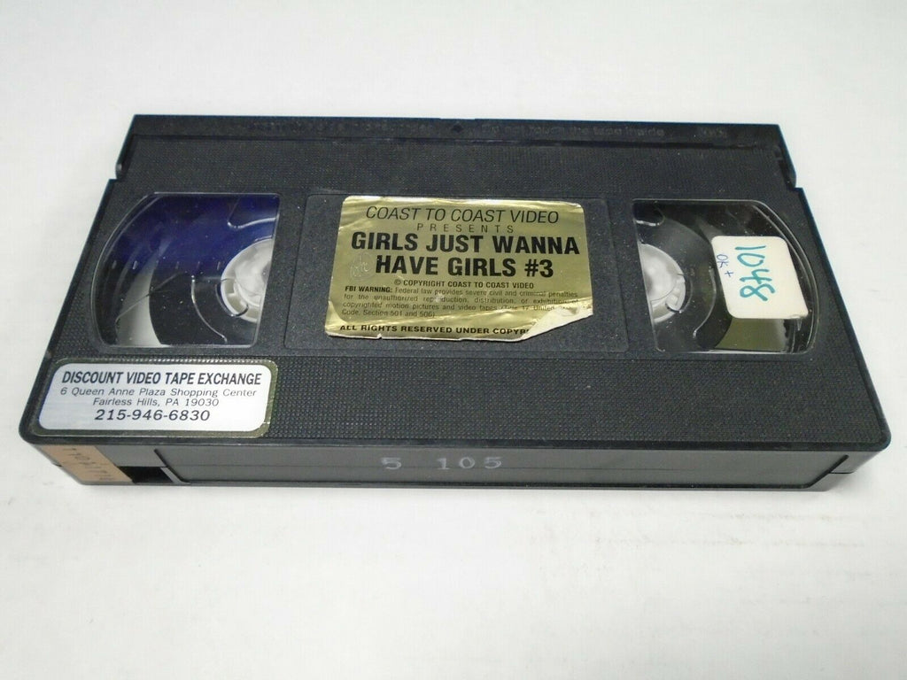 Girls Just Wanna Have Girls #3 Coast to Coast Adult VHS 051419AMP2