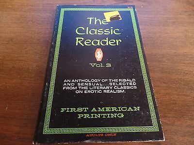 The Classic Reader Vol 3 First American Printing 160pg Erotic Novel 121115amp2
