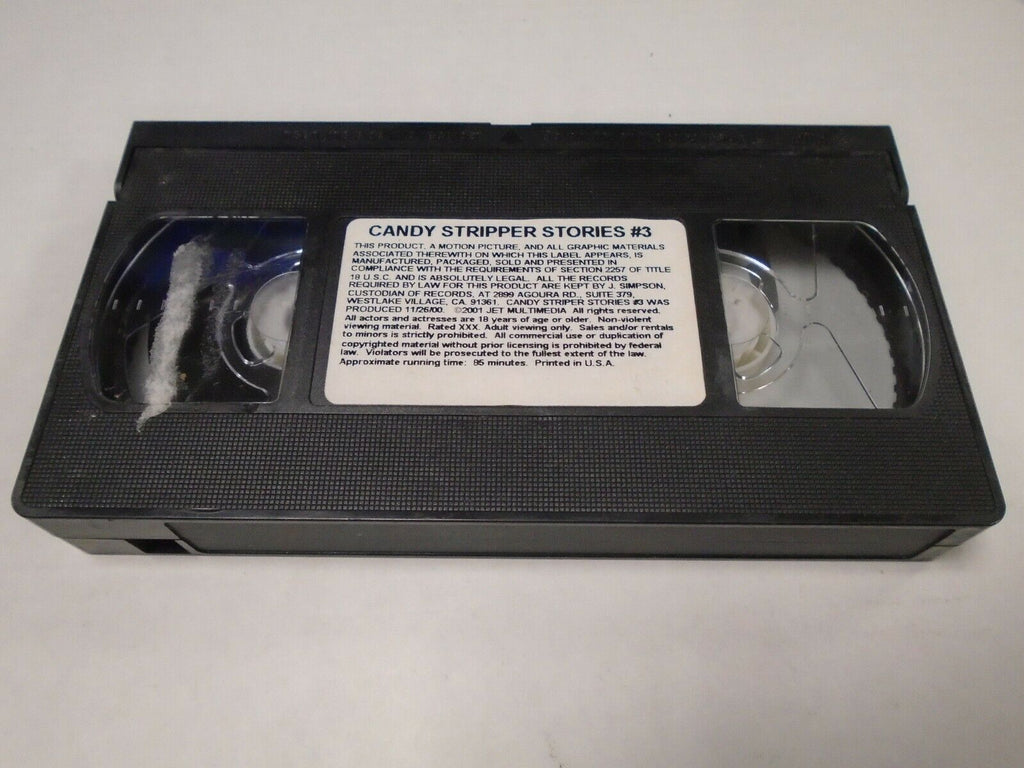Candy Stripper Stories #3 2000 Adult VHS 042319AMP
