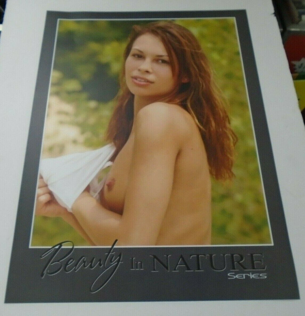 Beauty in Nature 18x24" Poster Sexy Brunette Topless #11 0616201AMPO