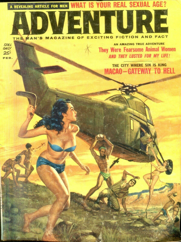 Adventure Magazine Sally Douglas February 1962 032919lm-ep