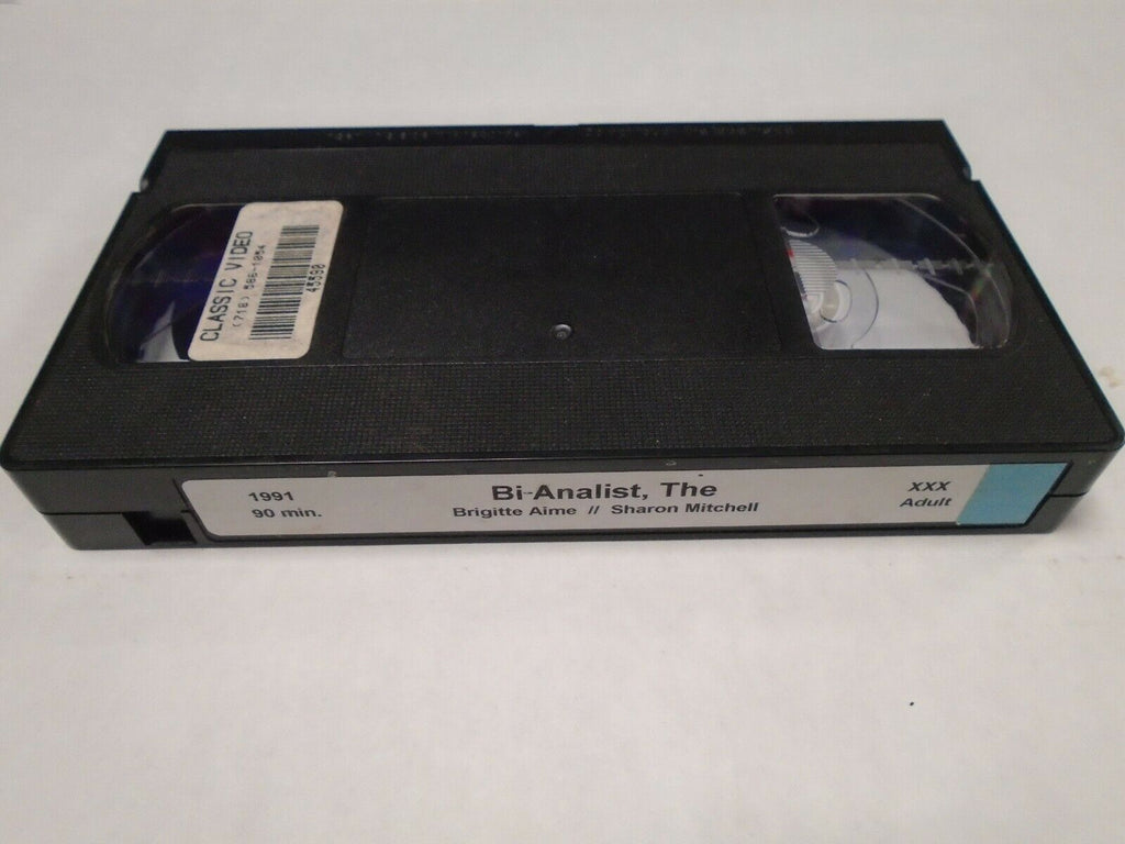 The Bi-Analist 1991 90mins Brigitte Aime Sharon Mitchell Adult VHS 021819AMP2