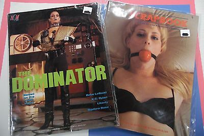 Lot Of 2 Fetish Magazines The Dominator #1 / Love Bondage Scrapbook 062516lm-ep