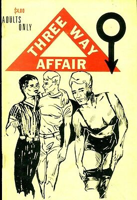Three Way Affair Gay Digest Magazine 1970's 051218lm-ep