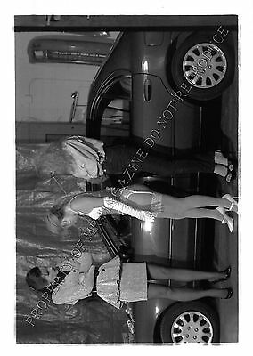 Adult 1990s B&W Photo 5x7 HOM Bondage Beautiful Lesbian Ready to be Bound 232NV