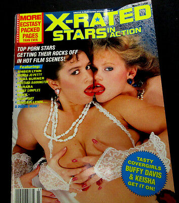 X-Rated Stars In Action Adult Magazine Keisha/Seka #3 1987 vg 050715lm-ep
