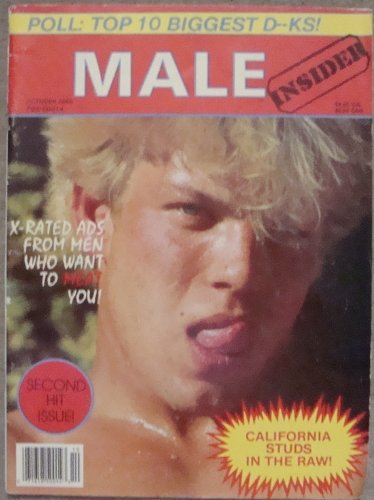OCTOBER 1986 "MALE" HOMOSEXUAL GAY MAGAZINE B&W AND COLOR GAY RELATED PHOTOS AND STORIES