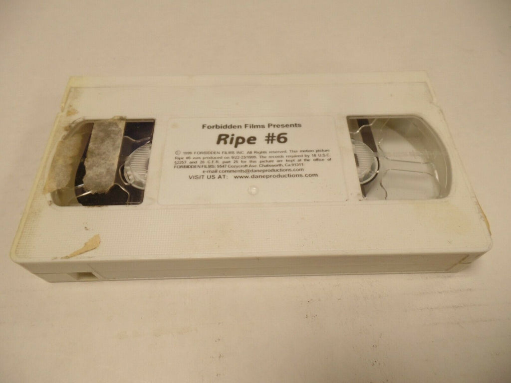Ripe #6 Forbidden Films Dane Pro 1999 Adult VHS 051719AMP2