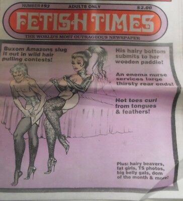 Fetish Times Newspaper Buxom Amazons #193 1990 052118lm-ep2