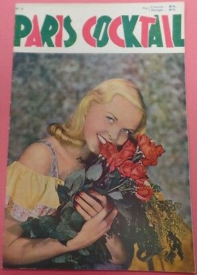 Paris Cocktail Adult French Magazine #16 January 1948 121815lm-ep