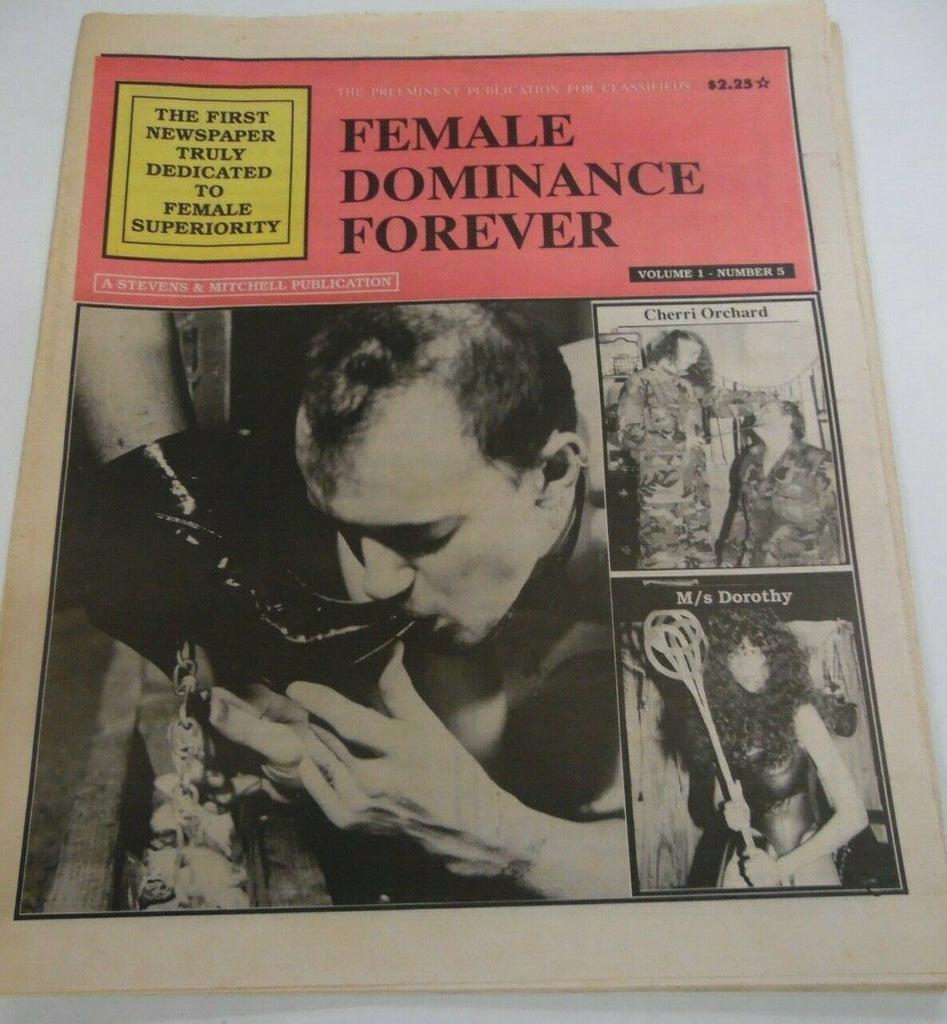 Female Dominance Forever Newspaper Cherri Orchard vol.1 #5 1993 121319lm-ep
