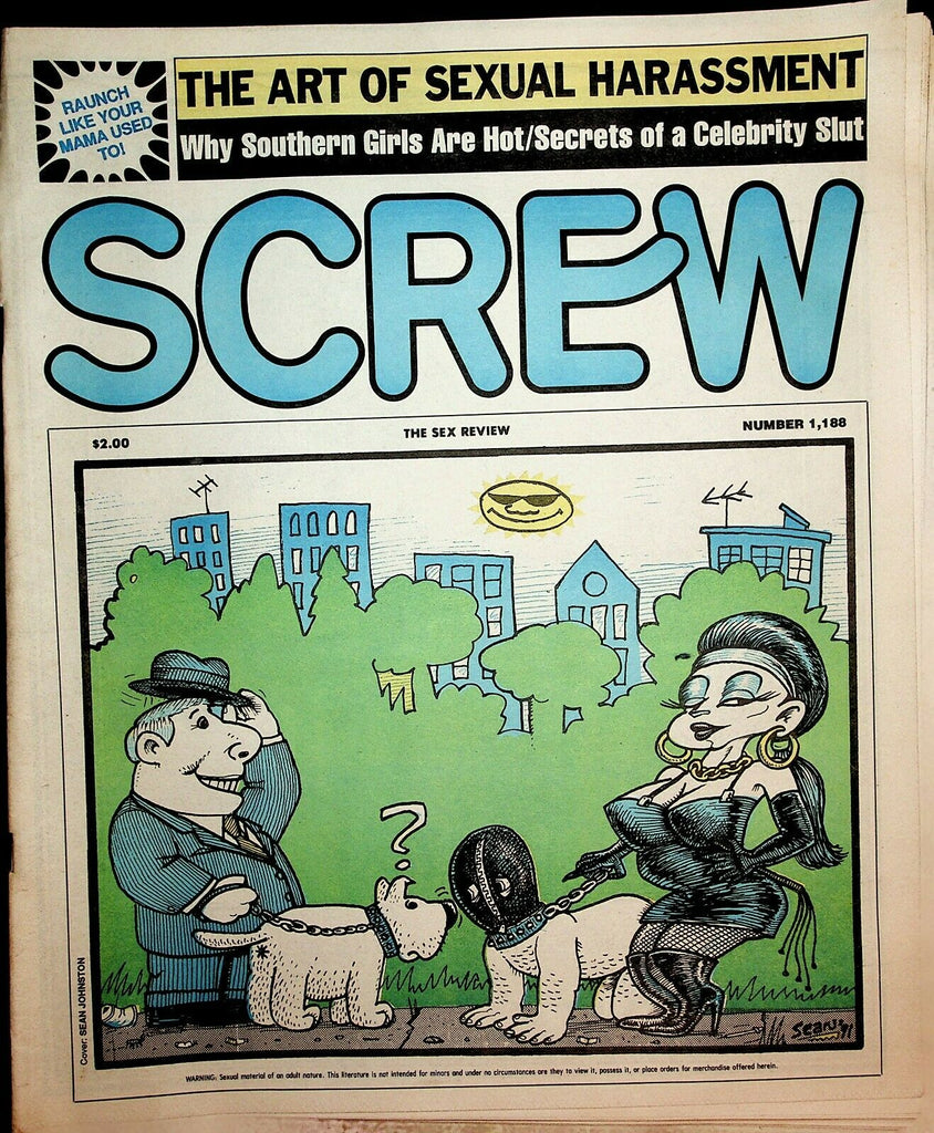 Screw Newspaper Southern Girls Are Hot #1188 December 9, 1991 022220lm-ep