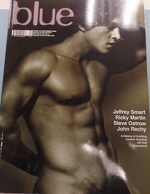 Blue Gay Over-Sized Magazine Ricky Martin #46 September 2003 050416lm-ep - Used