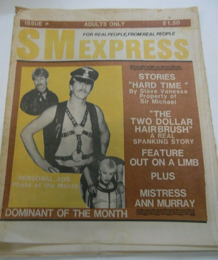 SM Express Fetish Newspaper Mistress Ann Murray 1980's 021820lm-ep