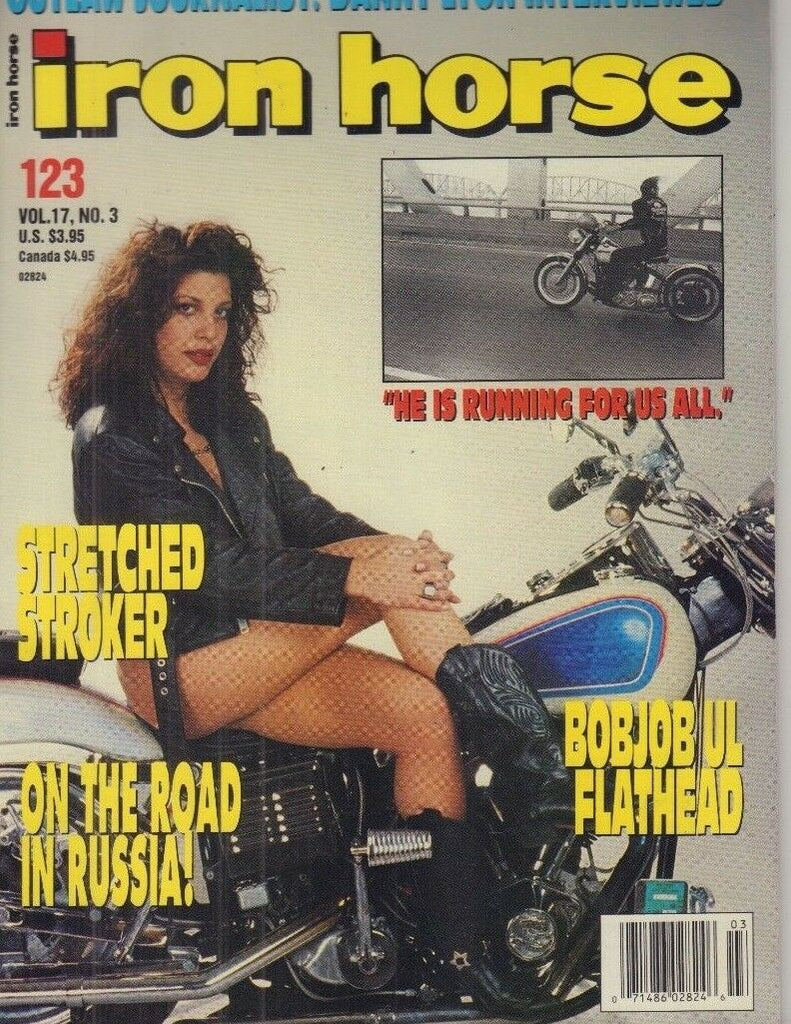 Iron Horse Adult Motorcycle Magazine Bobjob Ul Flathead Vol.17 No.3 051518REP