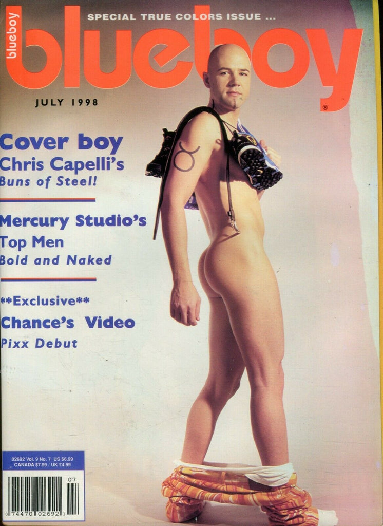 Blueboy Gay Magazine Chris Capelli's Buns Of Steel July 1998 082819lm-ep2