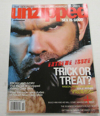 Unzipped Gay Adult Magazine Robert October 2006 ex 102014lm-ep