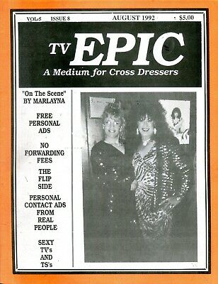 TV Epic Magazine Medium For Cross Dressers August 1992 042818lm-ep