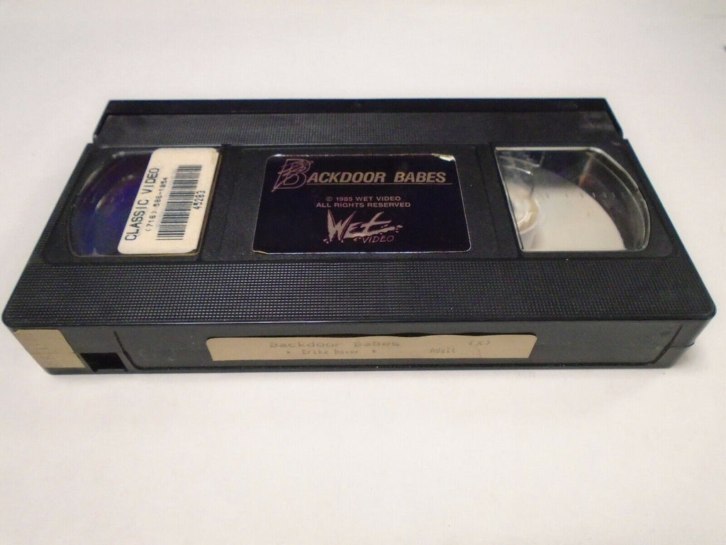 Backdoor Babes Erika Boyer 1985 Wet Video Adult VHS 032819AMP2