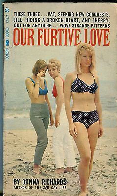 Our Furtive Love Novel by Donna Richards 1965 Domino Books 042114lm-epa