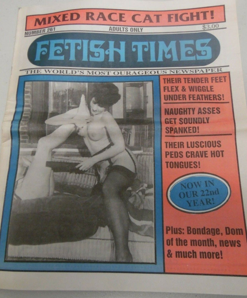 Fetish Times Newspaper Naughty Asses Spanked! #261 1995 013119lm-ep