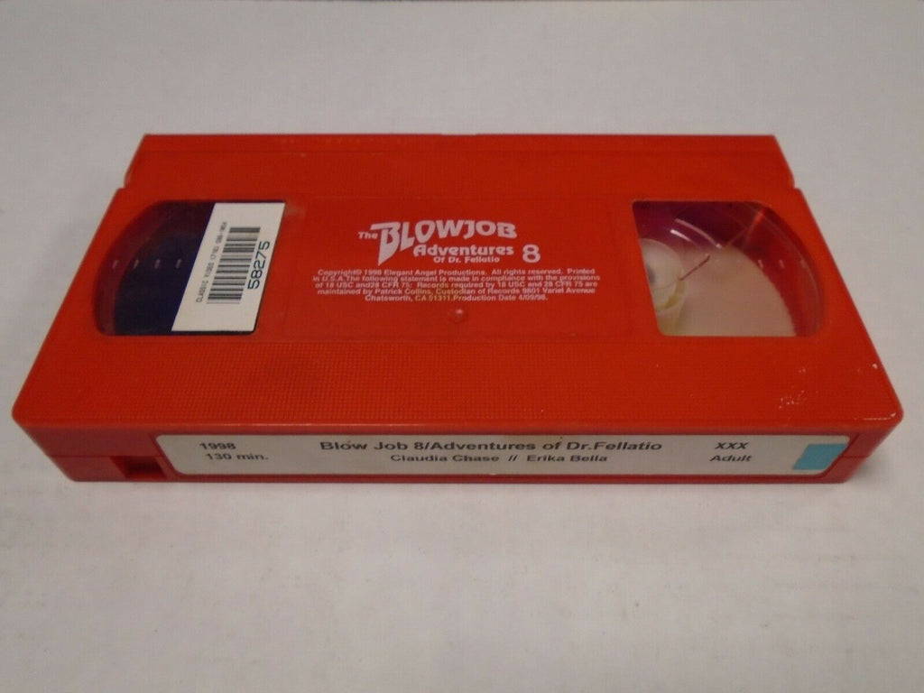 The Blowjob Adventures of Dr Fellatio 8 1998 Claudia Chase Adult VHS 031819AMP2