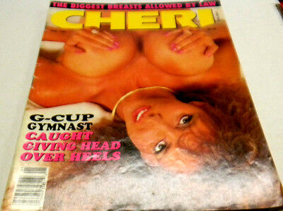 Cheri Busty Adult Magazine "G-Cup Gymnast" January 1991 vg062413-Lm-ep