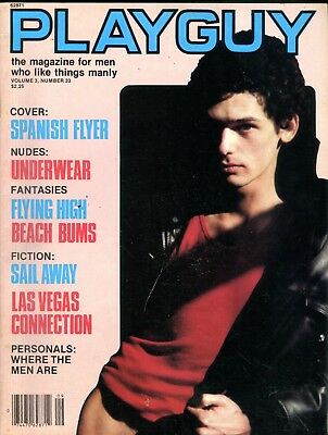 Playguy Gay Magazine Cover:Spanish Flyer vol.3 #33 1980's 051018lm-ep
