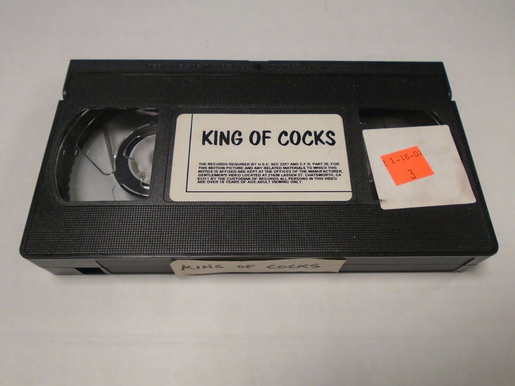 King of Cocks Vintage Adult VHS 070519AMP