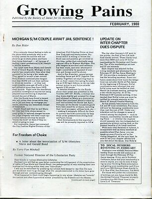 Growing Pains Fetish Newsletter February 1988 082118lm-ep2
