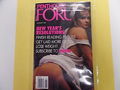 Forum Adult Digest Magazine New Year's January 1990 030516lm-ep